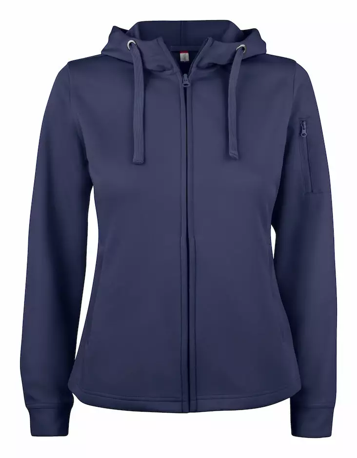 Clique Basic Active Hoody Full Zip Ladie - Clique Vaatteet - 021015-580 - 1