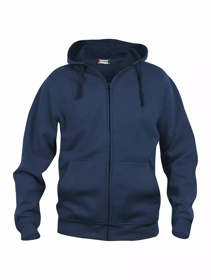 Clique Basic Hoody Full zip, dark navy - Clique Vaatteet - 021034-580 - 1