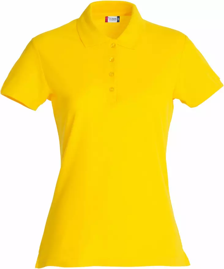 Clique Basic Polo Ladies, kirkas keltain - Clique Vaatteet - 028231-10 - 1