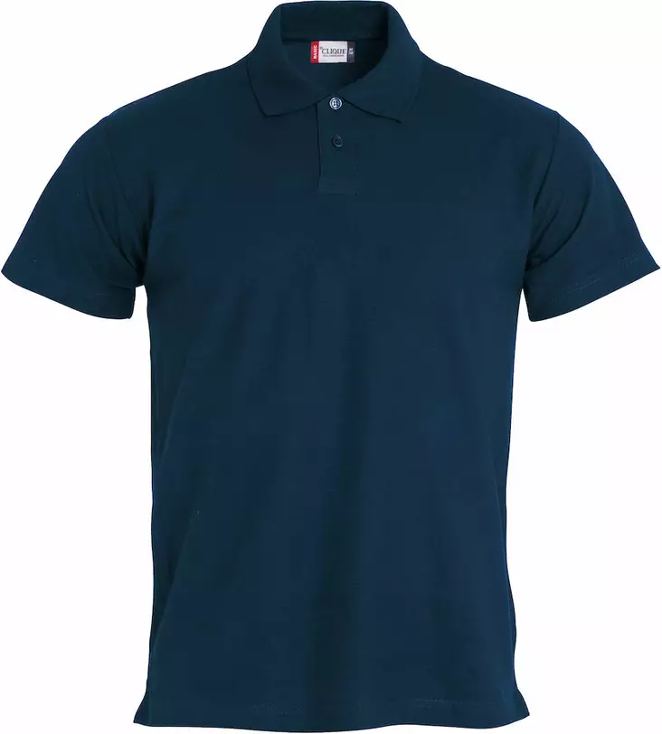 Clique Basic Polo S/S Junior, tumman sin - Clique Vaatteet - 028232-580 - 1