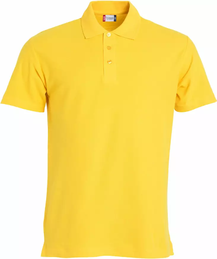 Clique Basic Polo, kirkas keltainen - Clique Vaatteet - 028230-10 - 1