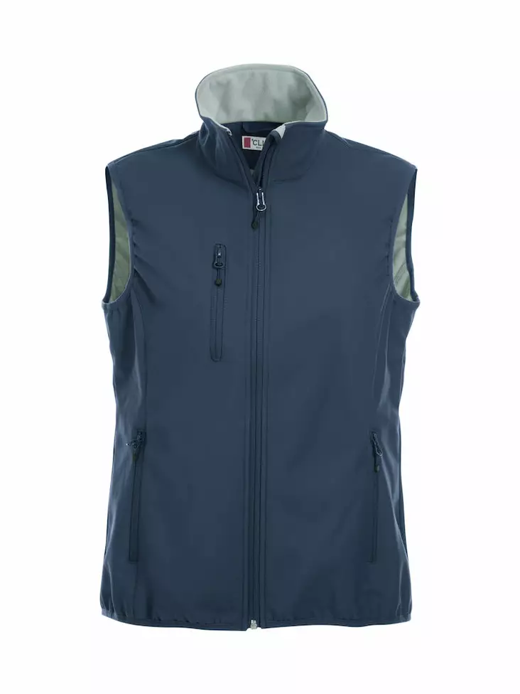 Clique Basic Softshell Vest Ladies, tumm - Clique Vaatteet - 020916-580 - 1