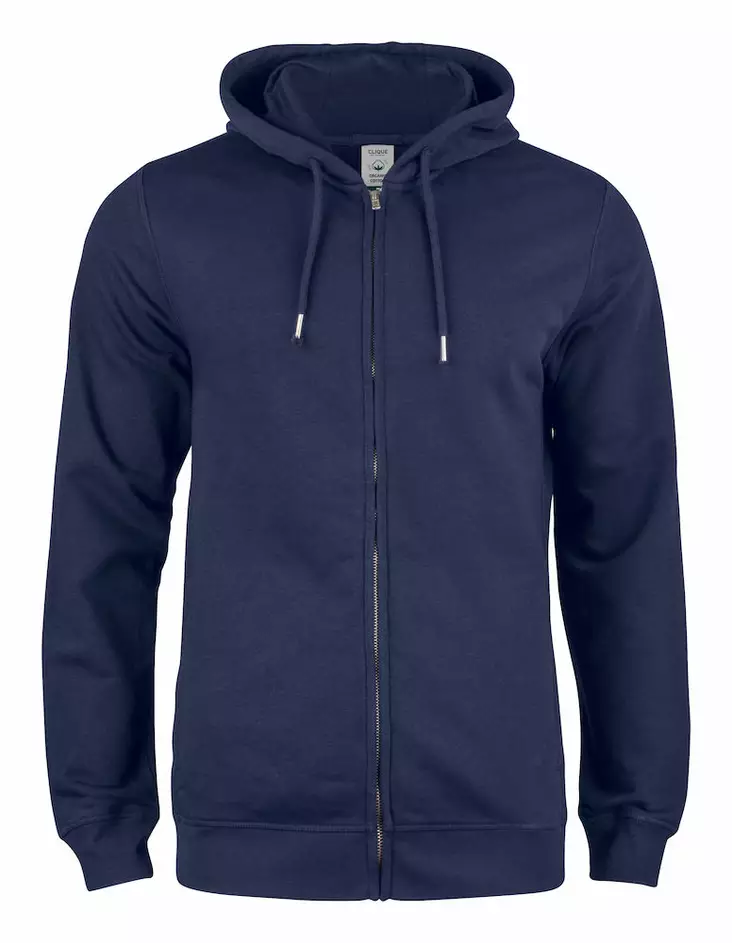 Clique Premium OC Hoody Full Zip, tumman - Clique Vaatteet - 021004-580 - 1