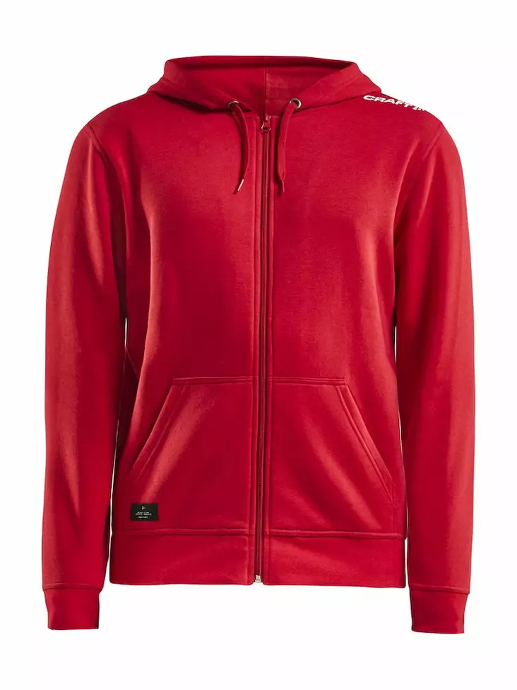Community FZ Hoodie M, BRIGHT RED - Craft Vaatteet - 1908905-430000 - 1