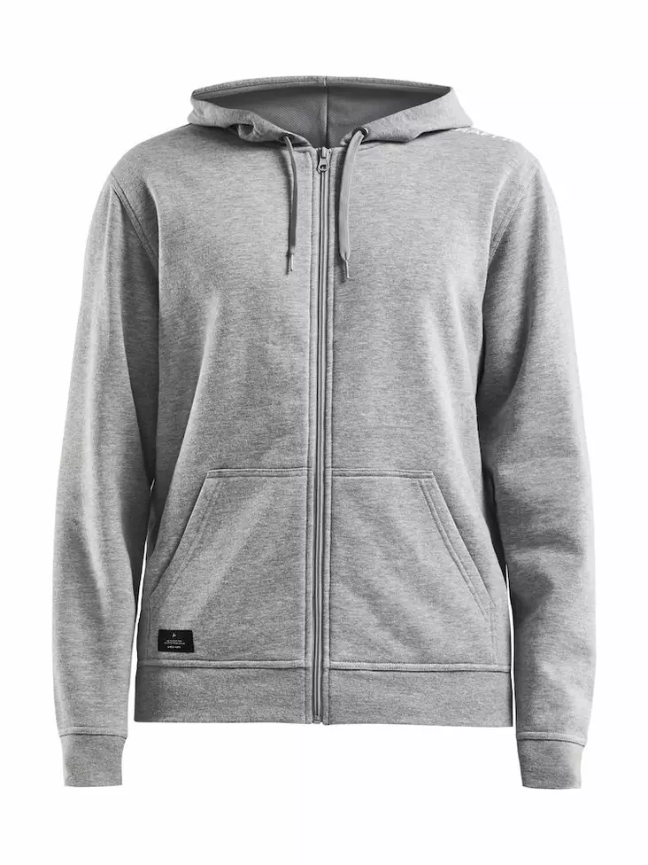Community FZ Hoodie M, GREY MELANGE - Craft Vaatteet - 1908905-950000 - 1