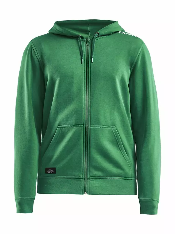 Community FZ Hoodie M, TEAM GREEN - Craft Vaatteet - 1908905-651000 - 1