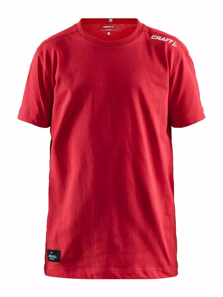 Community Mix SS Tee Jr, BRIGHT RED - Craft Vaatteet - 1907390-430000 - 1