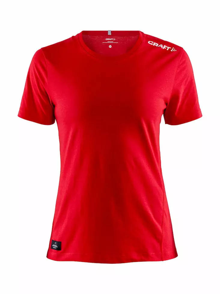 Community Mix SS Tee W, BRIGHT RED - Craft Vaatteet - 1907389-430000 - 1