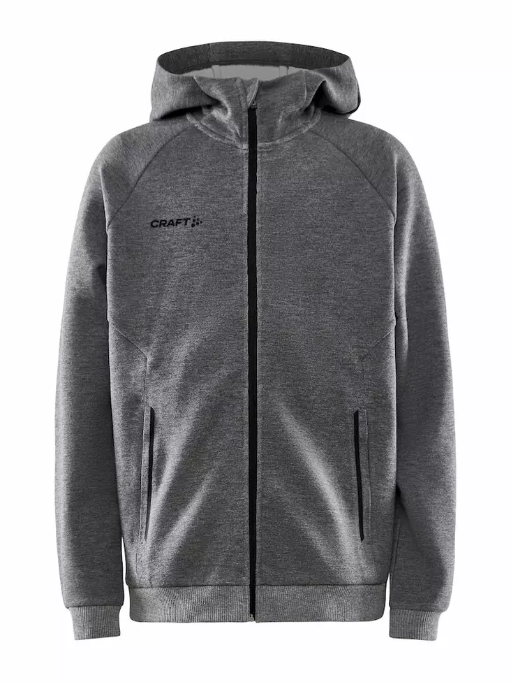 Core Soul Full Zip Hood Jr, Dk Grey Mela - Craft Vaatteet - 1910896-975000 - 1