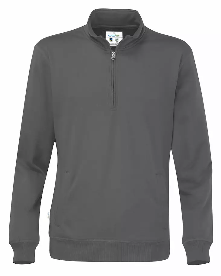 Cottover Half Zip Unisex, Antrasiitti - Kaikki vapaa-ajan vaatemerkit - 141012-980 - 1