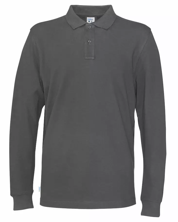 Cottover Pique Long Sleeve Man, Antrasii - Kaikki vapaa-ajan vaatemerkit - 141018-980 - 1