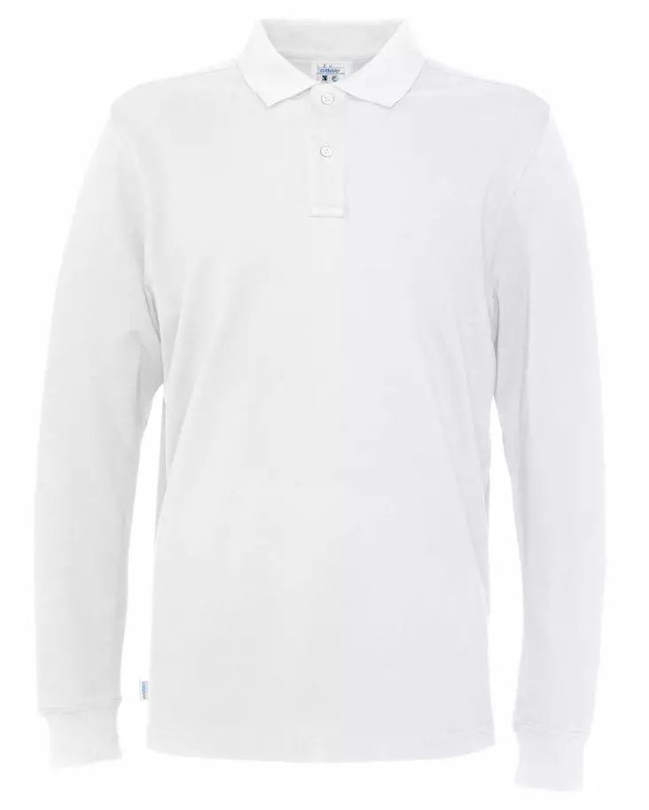 Cottover Pique Long Sleeve Man, Valkoine - Kaikki vapaa-ajan vaatemerkit - 141018-100 - 1