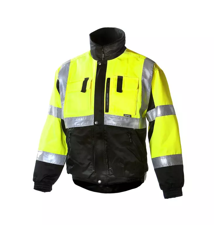 Dimex 6350 talvityötakki hv-keltainen/musta - Dimex Huomiotakit - 6350 - 1