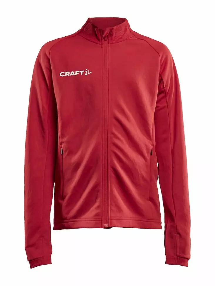 Evolve Full Zip JR, Bright Red - Craft Vaatteet - 1910156-430000 - 1