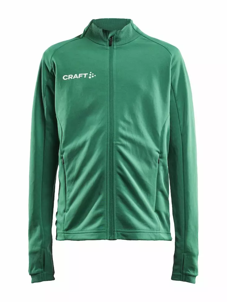 Evolve Full Zip JR, Team Green - Craft Vaatteet - 1910156-651000 - 1