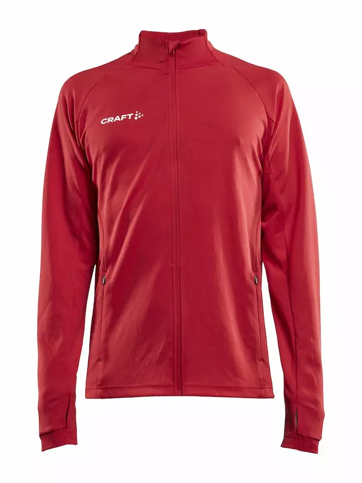 Evolve Full Zip M, Bright Red - Craft Vaatteet - 1910154-430000 - 1