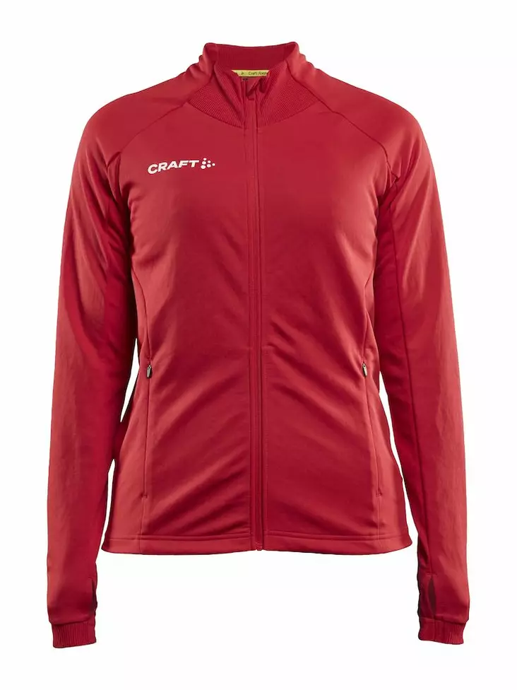 Evolve Full Zip W, Bright Red - Craft Vaatteet - 1910155-430000 - 1
