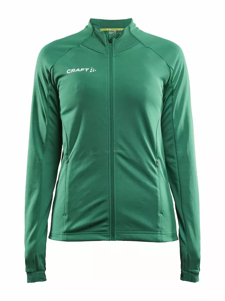 Evolve Full Zip W, Team Green - Craft Vaatteet - 1910155-651000 - 1