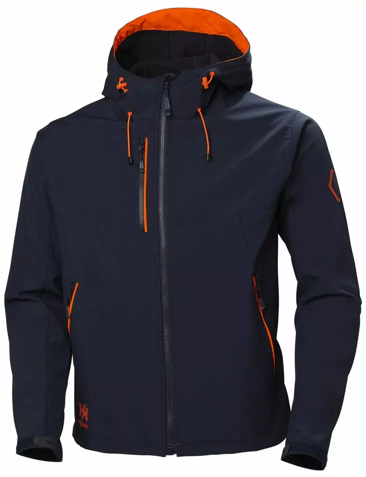 HH Chelsea Evo Hood Softsh, T.Sininen - Helly Hansen Työtakit - 74140-590 - 1