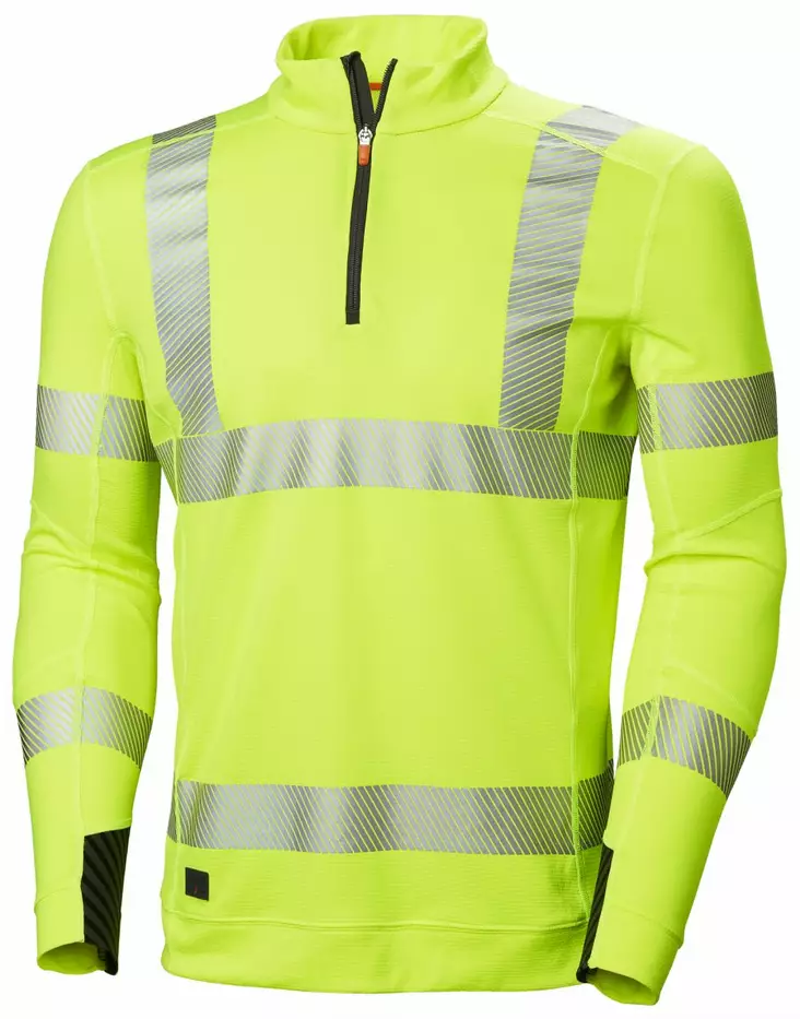 HH Lifa Active HV Half Zip, Keltainen - Helly Hansen Asusteet ja Tarvikkeet - 75110-360 - 1