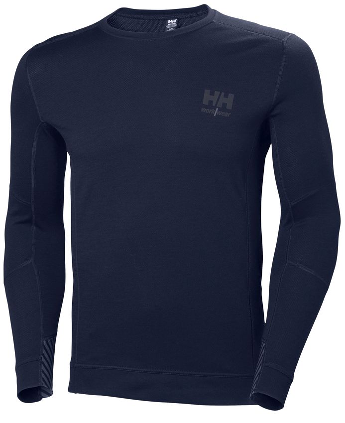 HH Lifa Merino Crewneck, T.Sininen - Helly Hansen Asusteet ja Tarvikkeet - 75106-590 - 1