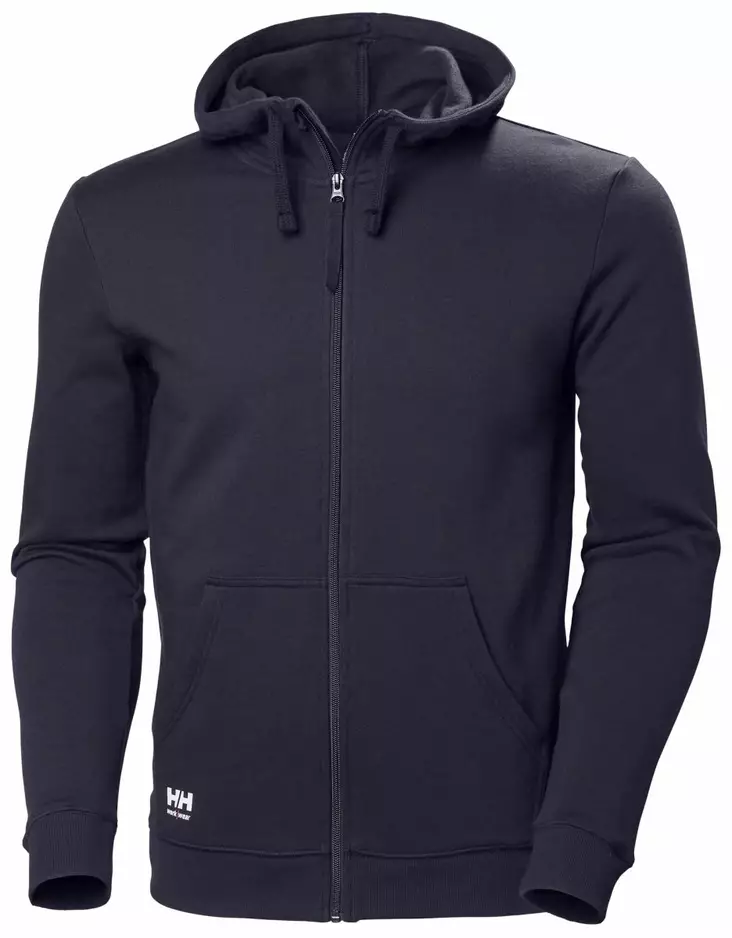HH Manchester Zip Hoodie, T.Sininen - Helly Hansen Työpaidat - 79216-590 - 1