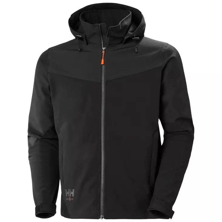 HH Oxford Softshell Jacket, 990 Black - Helly Hansen Työtakit - 74290-990 - 1