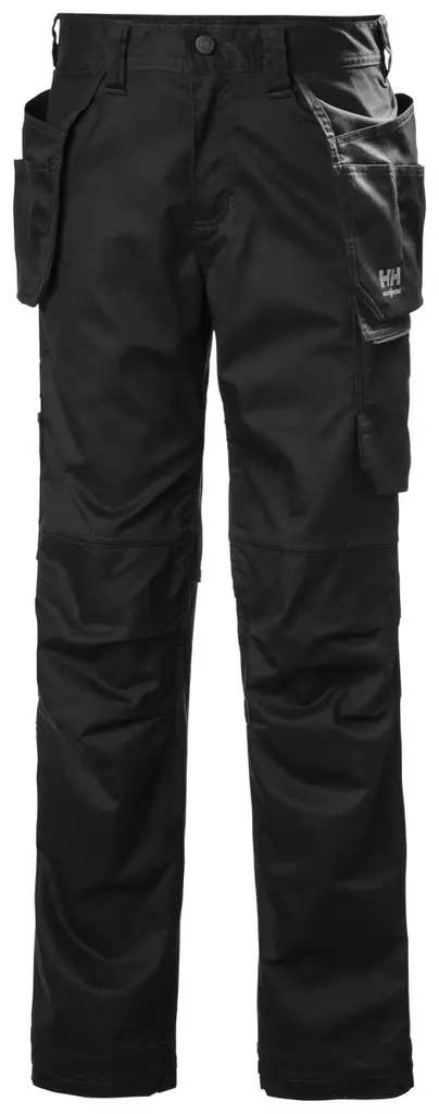HH W Luna Light Construction Pant, Musta - Helly Hansen Työhousut - 77527-990 - 1