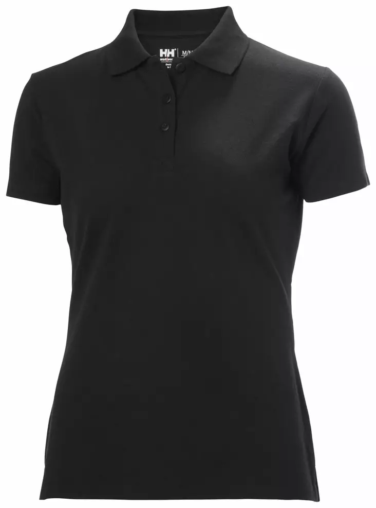 HH W Manchester Polo, Musta - Helly Hansen Työpaidat - 79168-990 - 1