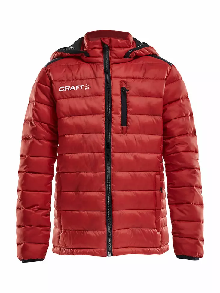 Isolate Jacket JR, BRIGHT RED/BLACK - Craft Vaatteet - 1905995-1430 - 1