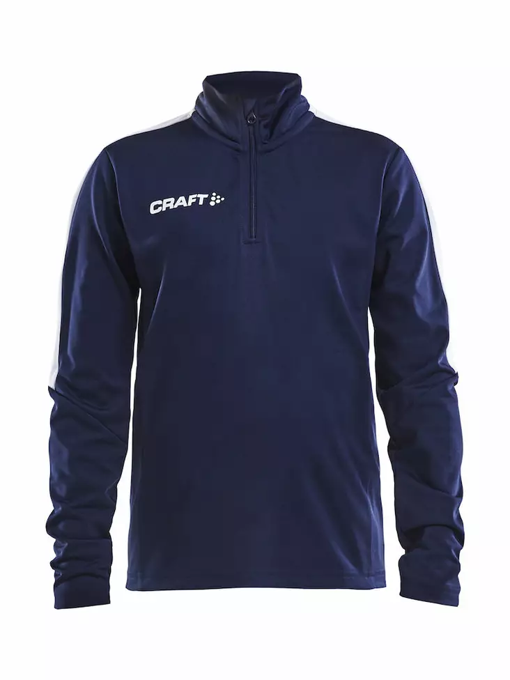 PROGRESS Halfzip LS Tee JR, NAVY - Craft Vaatteet - 1905639-1390 - 1
