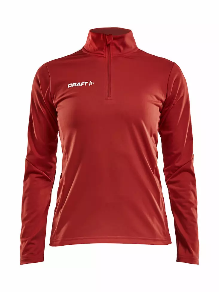 PROGRESS Halfzip LS Tee WMN, BRIGHT RED - Craft Vaatteet - 1905625-1430 - 1