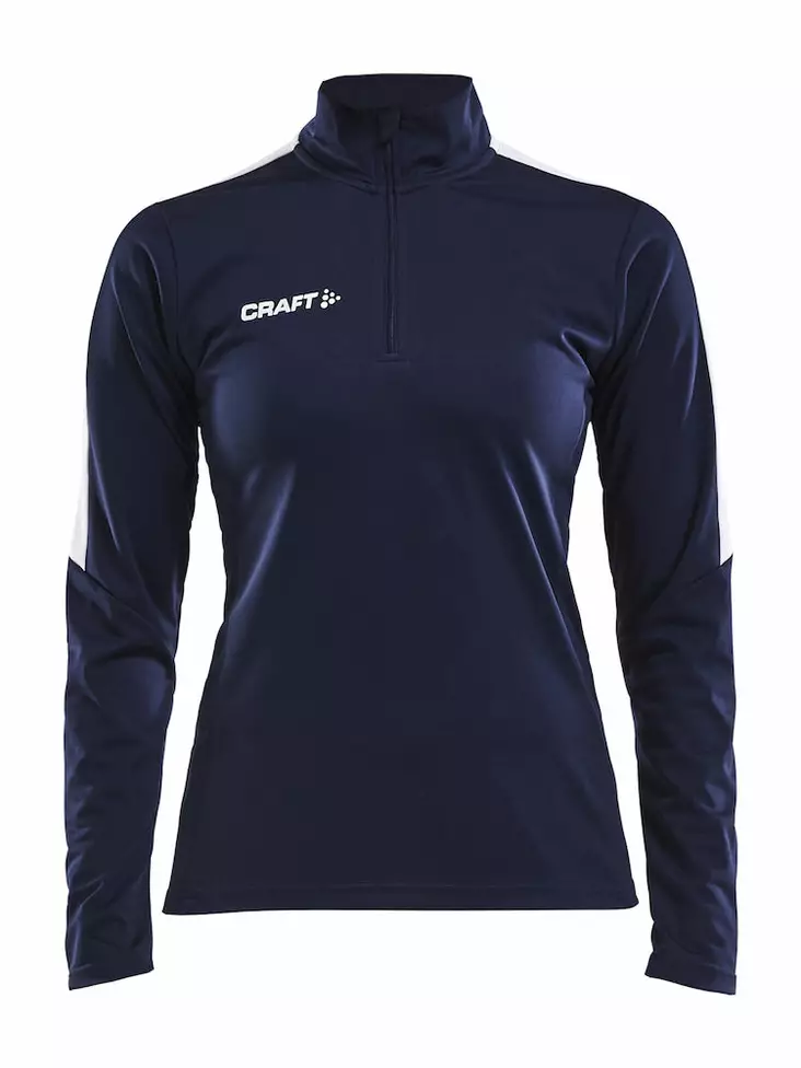 PROGRESS Halfzip LS Tee WMN, NAVY - Craft Vaatteet - 1905625-1390 - 1