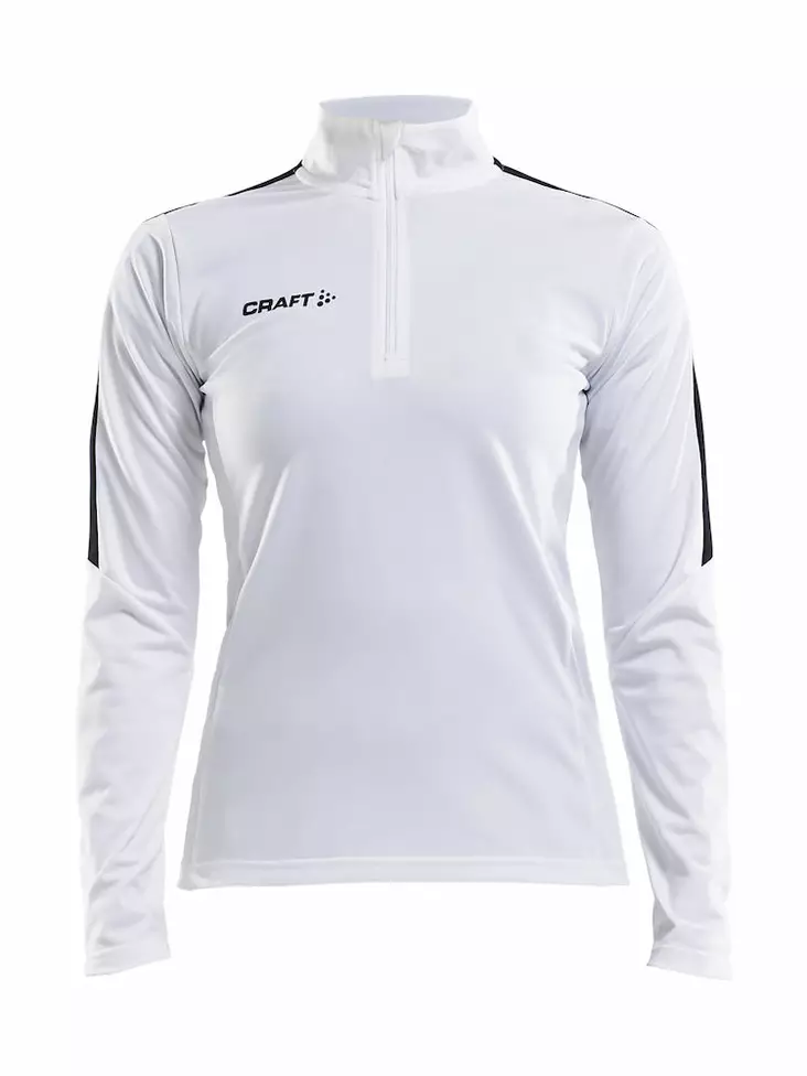 PROGRESS Halfzip LS Tee WMN, WHITE - Craft Vaatteet - 1905625-1900 - 1