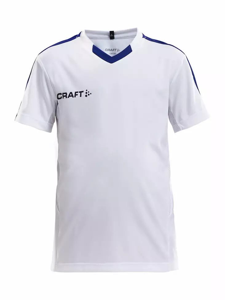PROGRESS Jersey Contrast JR, WHITE/CLUB - Craft Vaatteet - 1905583-5900 - 1