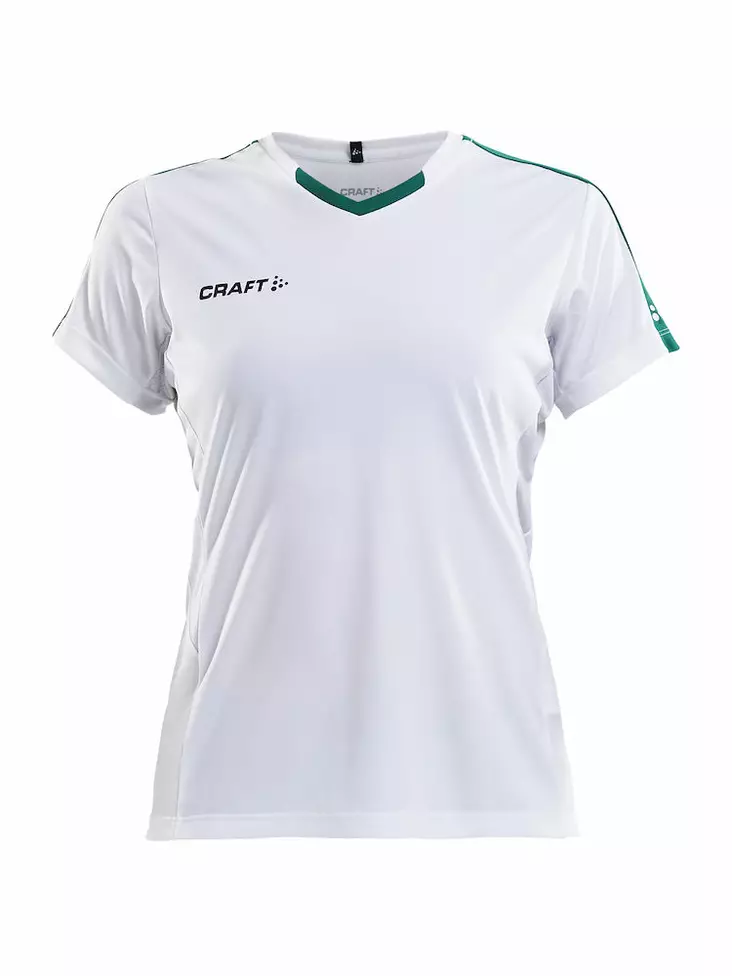 PROGRESS Jersey Contrast WMN, WHITE/TEAM - Craft Vaatteet - 1905567-3900 - 1