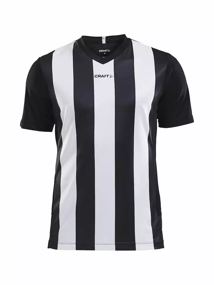 PROGRESS Jersey Stripe Men, BLACK/WHITE - Craft Vaatteet - 1905562-9900 - 1