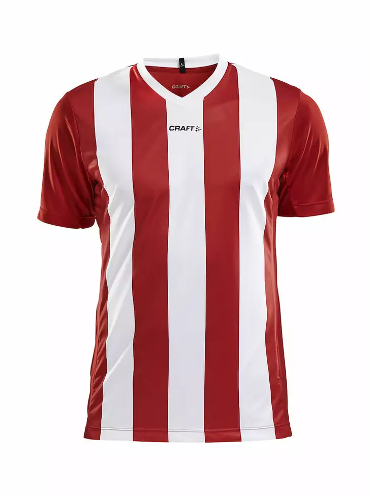 PROGRESS Jersey Stripe Men, BRIGHT RED/W - Craft Vaatteet - 1905562-1430 - 1