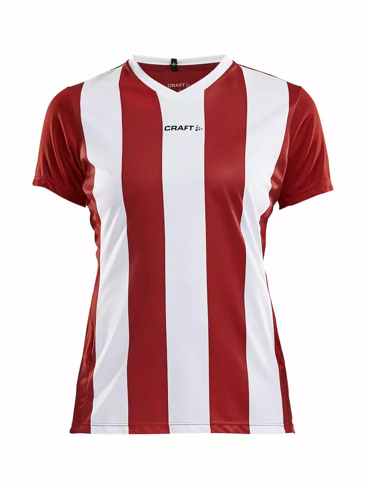 PROGRESS Jersey Stripe WMN, BRIGHT RED/W - Craft Vaatteet - 1905568-1430 - 1