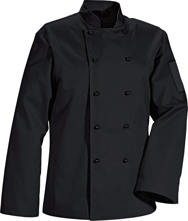 Pavie Unisex Kokkitakki, Musta - Hejco Työvaatteet - 111195-940 - 1