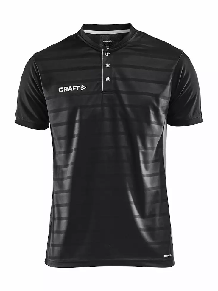 Pro Control Button Jersey M, Black/White - Craft Vaatteet - 1906695-999900 - 1