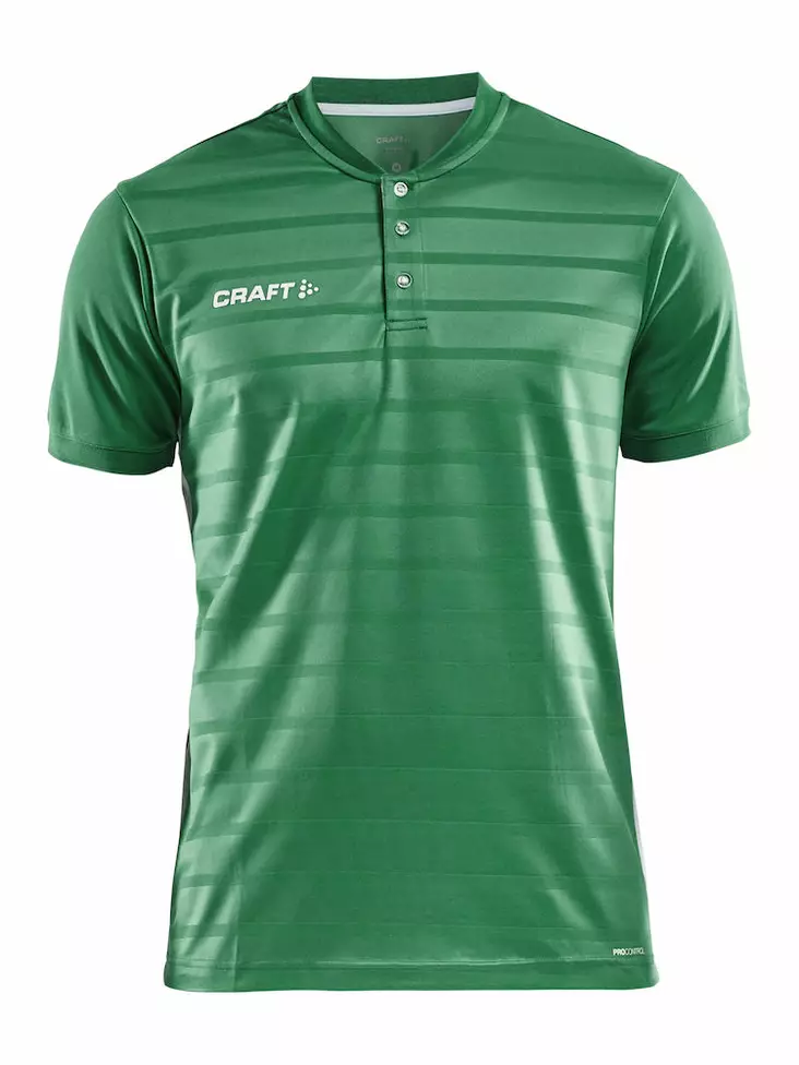 Pro Control Button Jersey M, Team Green/ - Craft Vaatteet - 1906695-651900 - 1