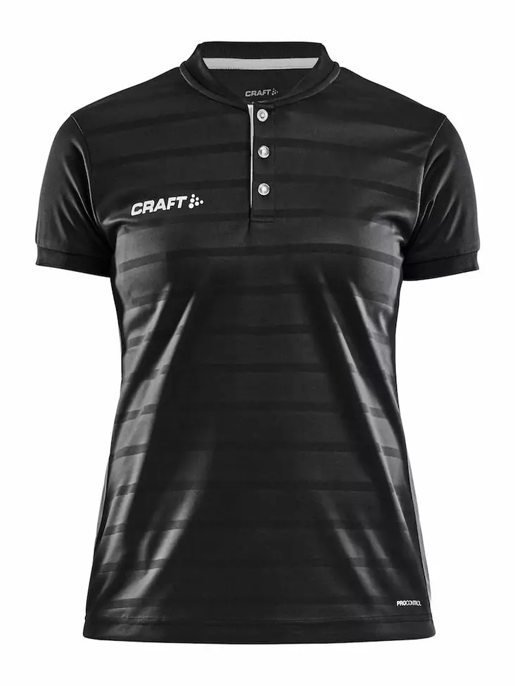 Pro Control Button Jersey W, Black/White - Craft Vaatteet - 1906696-999900 - 1