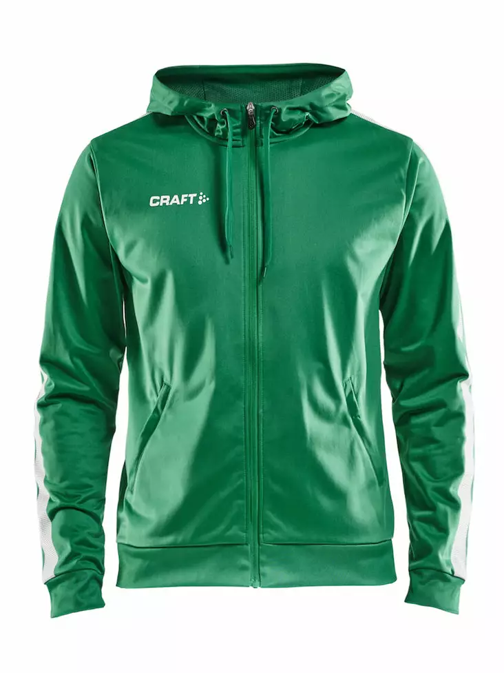 Pro Control Hood Jacket M, Team Green/Wh - Craft Vaatteet - 1906716-651900 - 1