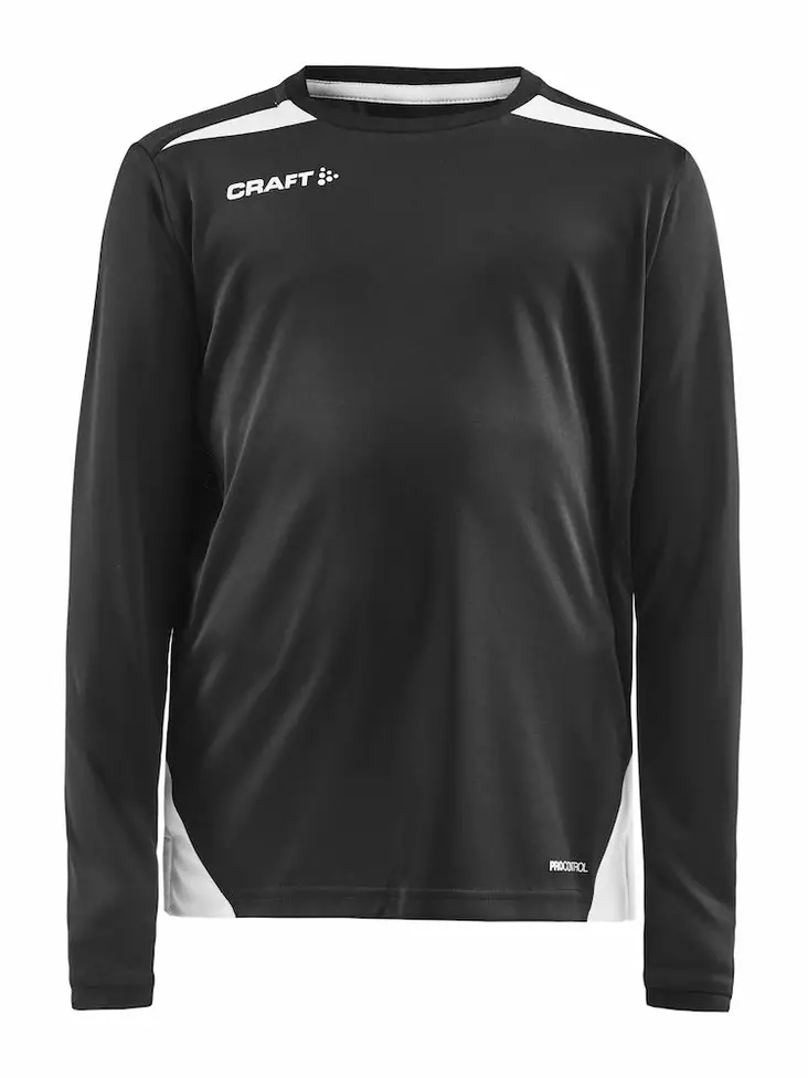 Pro Control Impact LS Tee Jr, BLACK-WHIT - Craft Vaatteet - 1908233-999900 - 1