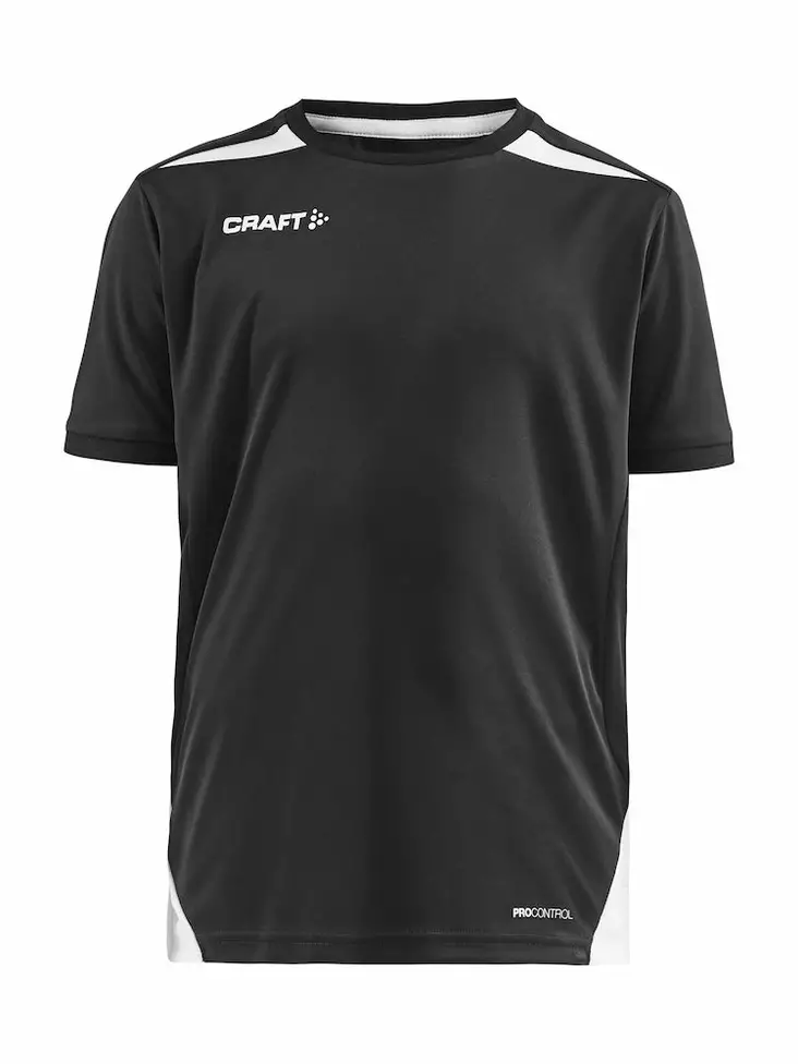 Pro Control Impact SS Tee Jr, BLACK-WHIT - Craft Vaatteet - 1908230-999900 - 1
