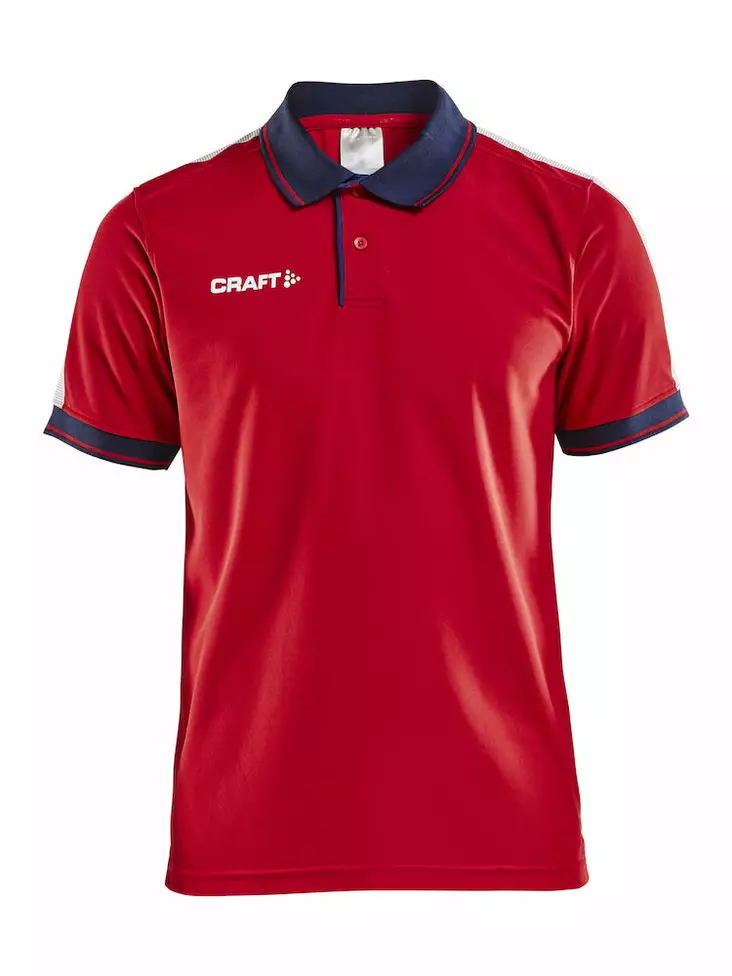 Pro Control Poloshirt M, Bright Red/Navy - Craft Vaatteet - 1906734-430390 - 1