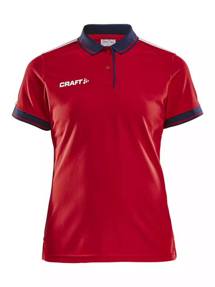 Pro Control Poloshirt W, Bright Red/Navy - Craft Vaatteet - 1906735-430390 - 1