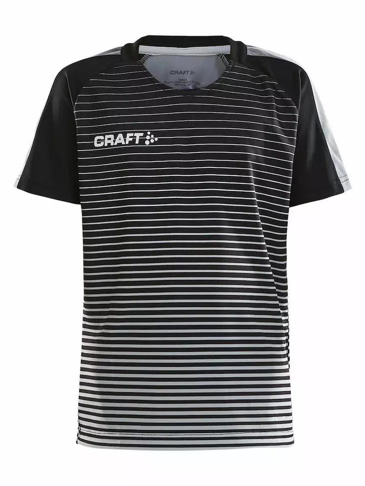 Pro Control Stripe Jersey Jr, Black/Plat - Craft Vaatteet - 1906700-999920 - 1