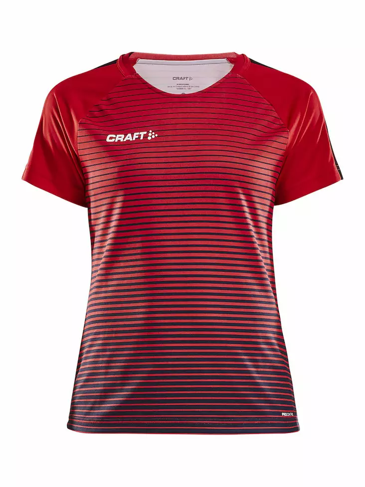 Pro Control Stripe Jersey W, Bright Red/ - Craft Vaatteet - 1906699-430390 - 1